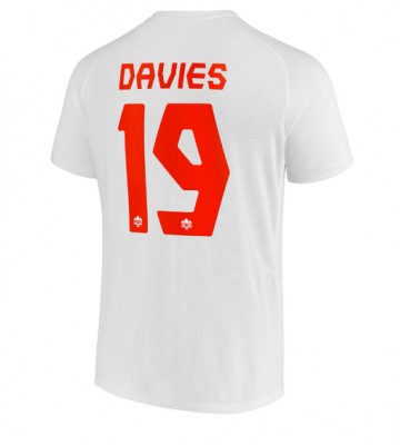 Canada Alphonso Davies #19 Udebanetrøje VM 2022 Kort ærmer